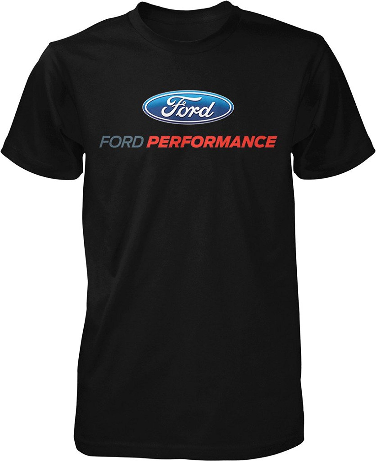 Ford Performance T-Shirt Mustang GT ST Racing (Front Print), Black